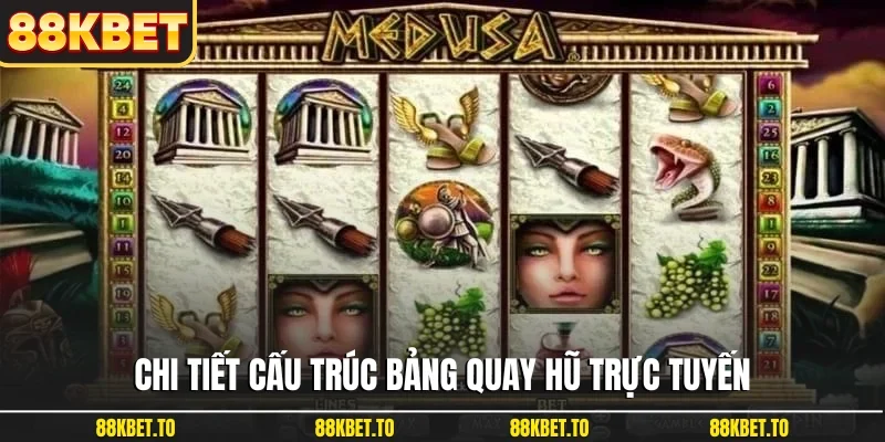 Chi tiết cấu trúc bảng quay hũ trực tuyến