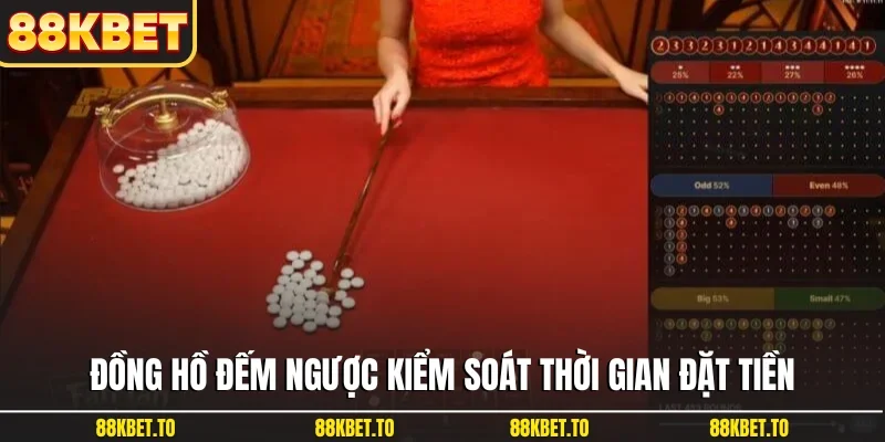 Đồng hồ đếm ngược kiểm soát thời gian đặt tiền