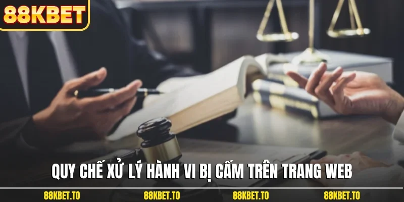 Quy chế xử lý hành vi bị cấm trên trang web