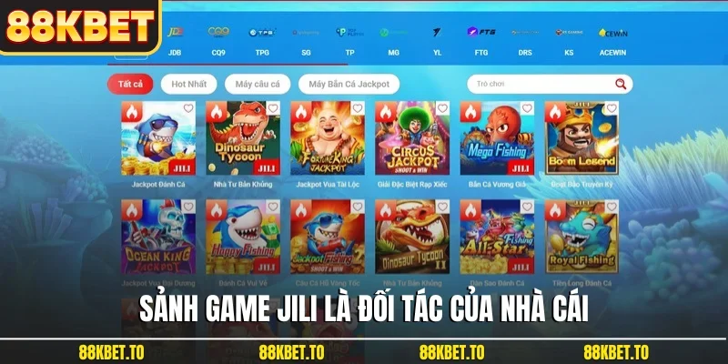 Sảnh game JILI là đối tác của nhà cái