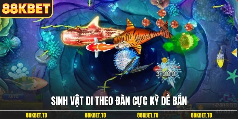 Sinh vật đi theo đàn cực kỳ dễ bắn