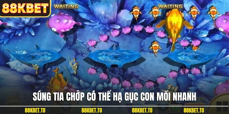 Súng tia chớp có thể hạ gục con mồi nhanh