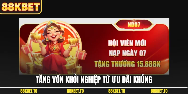 Tăng vốn khởi nghiệp từ ưu đãi khủng